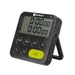 Timer dubbel, Zwart, 82x20x(H)86mm