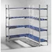 Opbergrek, aluminium (l)1275x(d)408x(h)1690mm