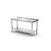 Wandtafel met plank – geschroefd, diepte 600 mm