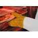 Hittebestendige lederen barbecue wanten, 2 stuks