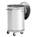 Afvalemmer op wielen 56L