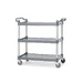 Serveerwagen polypropyleen met 3 bladen, groot