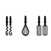 Dualit handmixer Gloss Black
