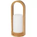 Duni Led houder Bamboo 24xØ10cm
