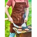 White Fire BBQ Schort Leder met 2 zakken