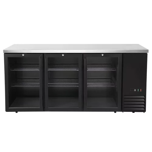 Bar koelwerkbank, glazen deuren