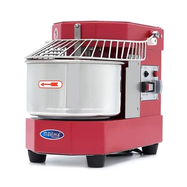 Spiraalkneder - 8 L - 4,5 Kg Deeg - Raspberry Rood