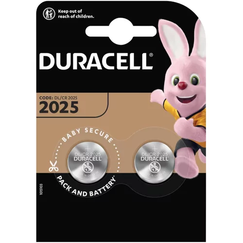 Duracell Knoopcel CR2024 3V/165 mAh Lithium Elektro 2025 (Qty2)