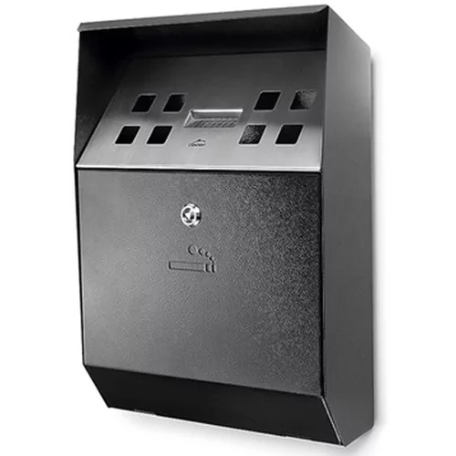 Wandasbak zwart L240xB80xH350mm