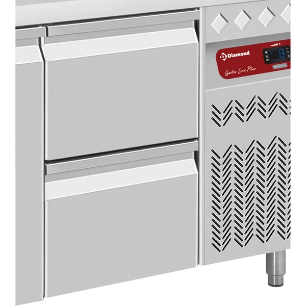 Kit  van 2 laden (1/2+1/2 h200mm voor Gastro Line Plus