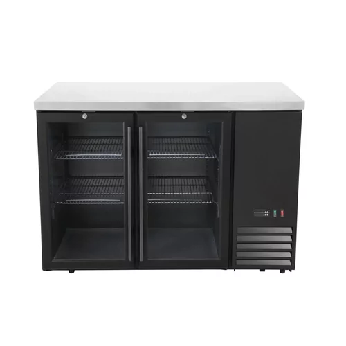Bar koelwerkbank, glazen deuren