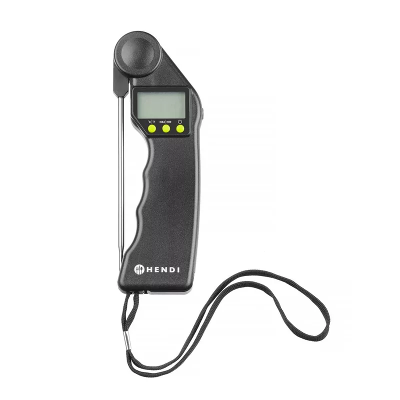Digitale thermometer met opvouwbare sonde