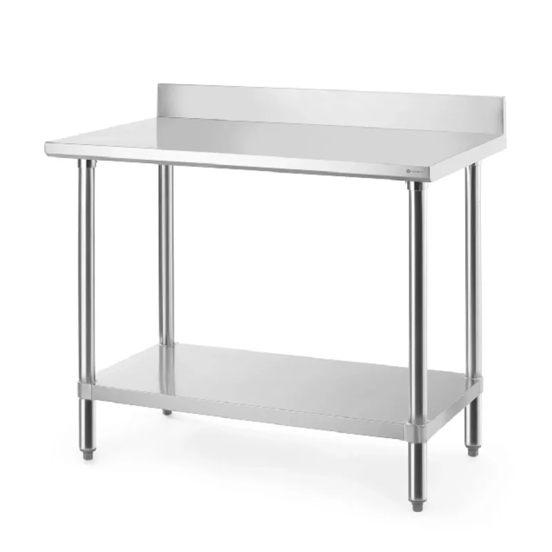 Werktafel + opzetrand 180x(d)60x(h)95cm 