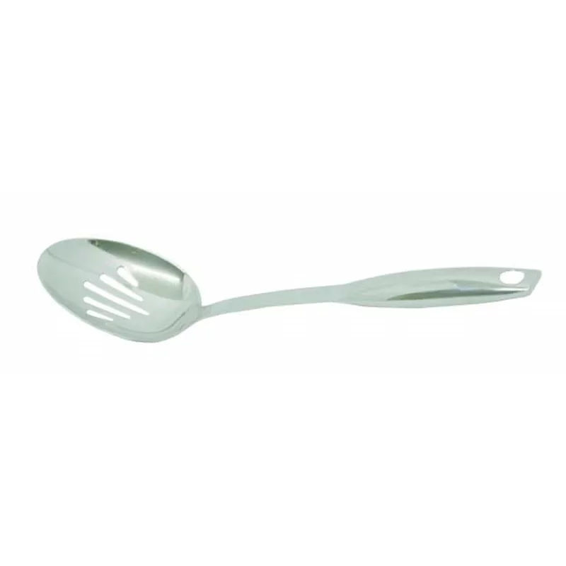 Dienlepel Basic perfo inox L320xB66mm
