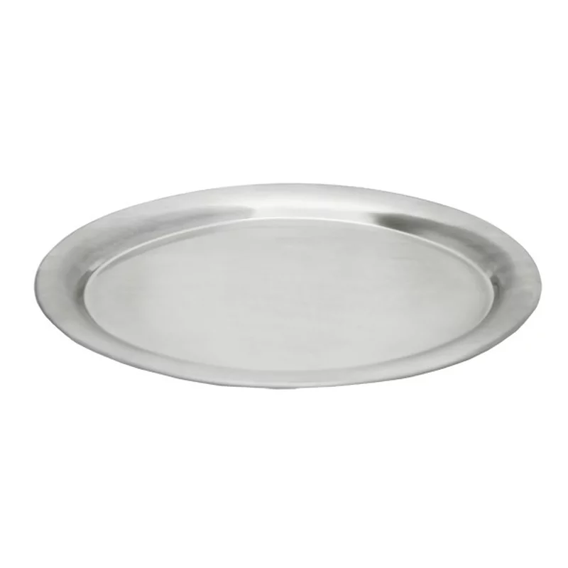 Koffieplateau ovaal mat inox 18/10  L285xB220mm