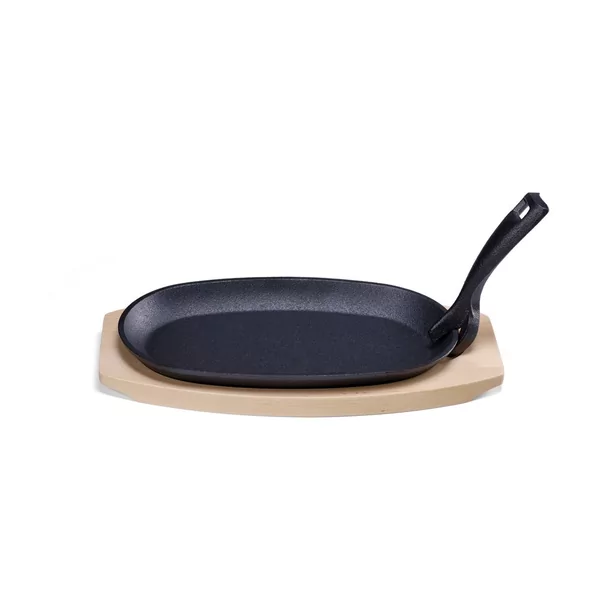 Gietijzeren sizzler pan