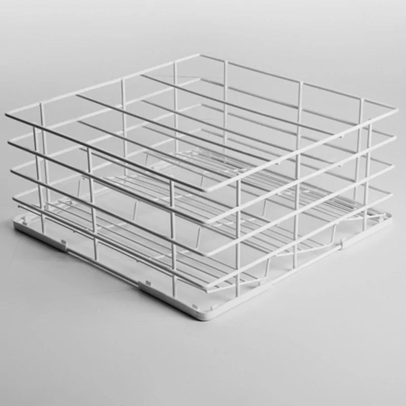 Mand 40x40 voor glazen Ø11cm (3 vakken Rilsan)