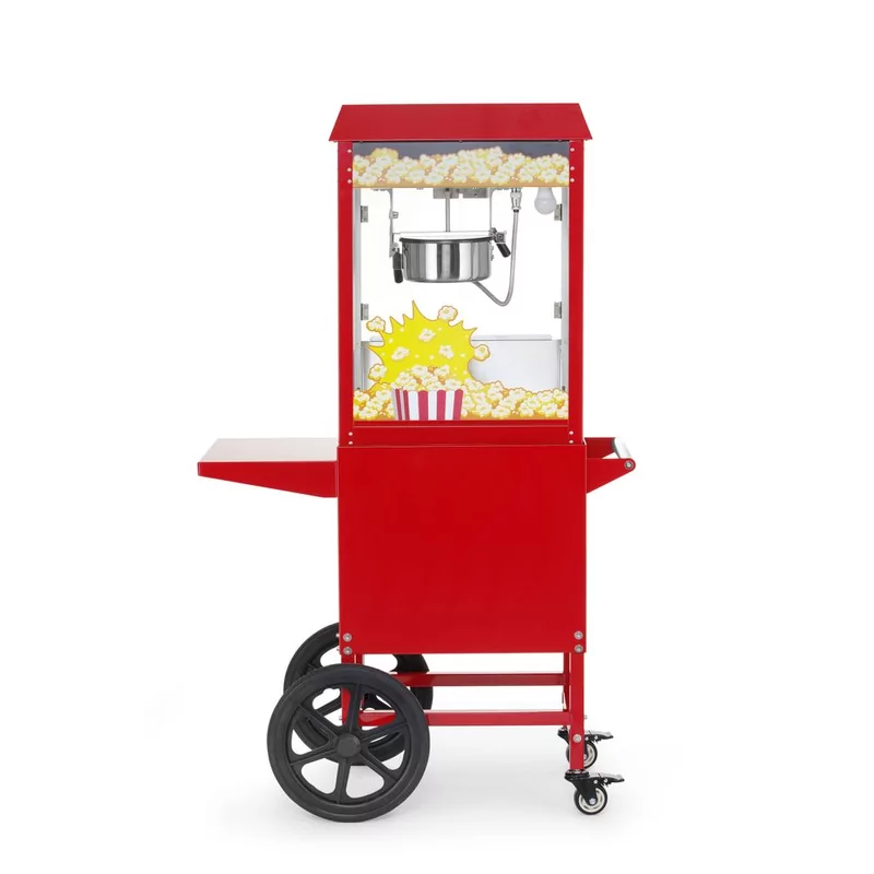 Popcornmachine met kar