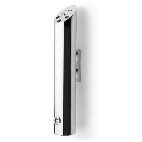 Sigarettenzuil inox wandbevestiging D80xH460mm