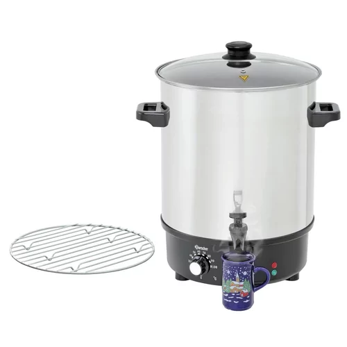 Glühweinpan, heetwaterpan 30L, CNS