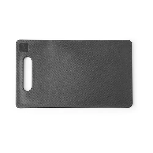 Snijplank 25x15x(h)1cm met handgreep (Zwart)