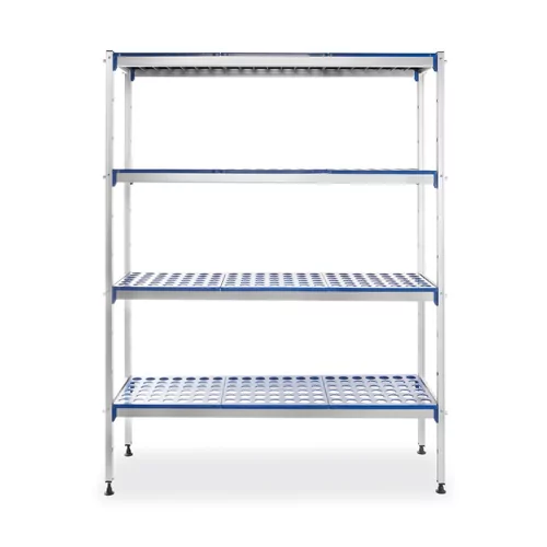 Opbergrek, aluminium (l)1275x(d)408x(h)1690mm