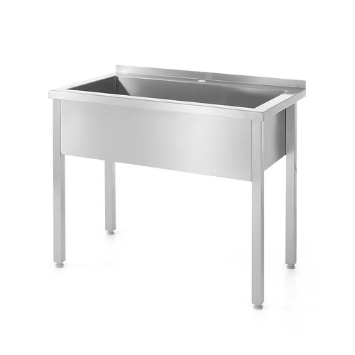 Tafel met enkele spoelbak – gelast