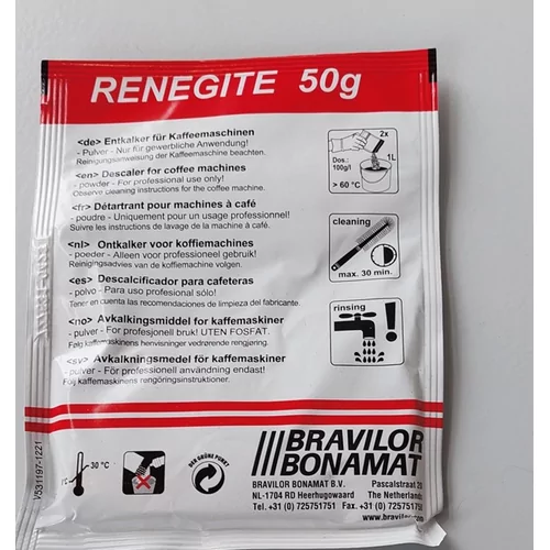 Bravilor Ontkalkingsmiddel Renegite 1x50 gram