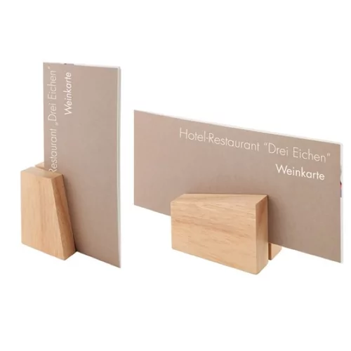 Kaarthouder hout L85xB60xH85mm 2st