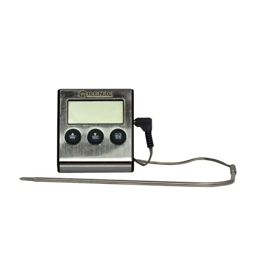 Braadthermometer met timer & sensor 50/250° 65x70x17mm