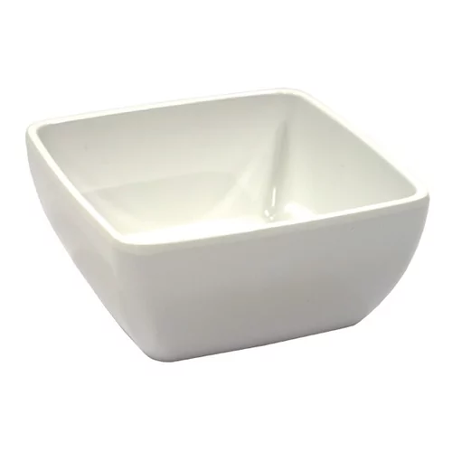 Melamine kommetje wit L90xB90xH45mm