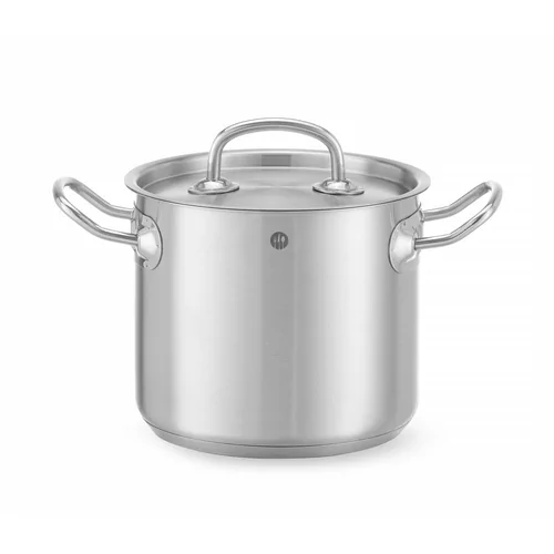 Kookpan 5L hoog, met deksel Ø20x(h)16cm Kitchen Line