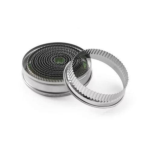 Uitsteekvorm 14-delige set Ø18-108 Gekartelde rand