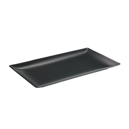 Asia Black bord rechthoekig mat zwart L330xB170mm