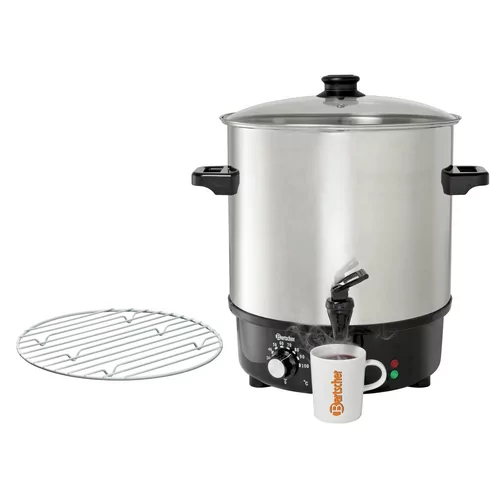 Glühweinpan, heetwaterpan 25L, CNS