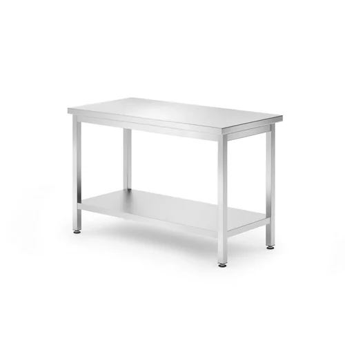 Centrale werktafel met een schap Budget Line â?? geschroefd, diepte: 600 mm