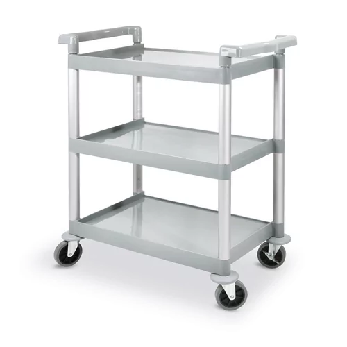 Serveerwagen polypropyleen - 3 planken, 80x42x(h)95cm