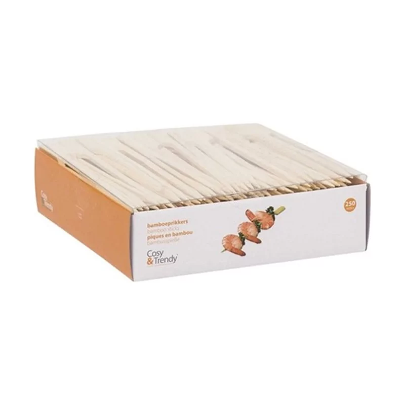 *** Bamboeprikker Prikker Peddel 15cm  (Qty250)