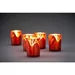 Duni Led Houder Schimmer|Rust 10xØ8cm
