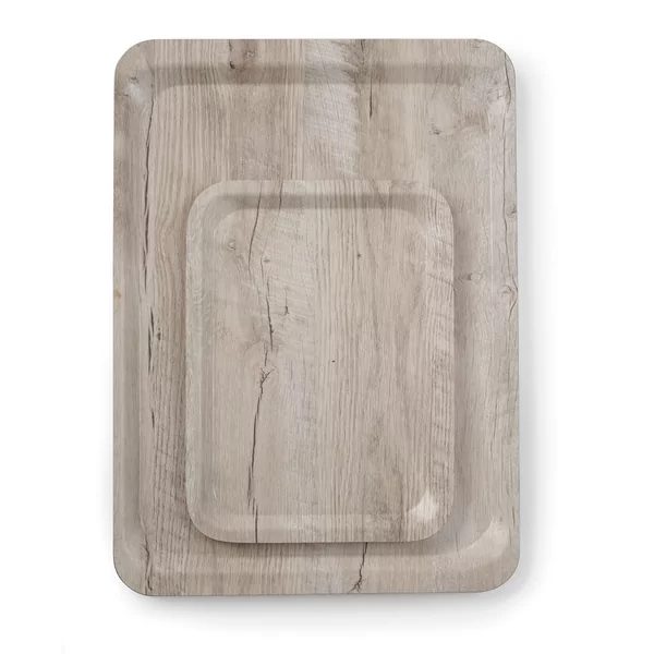 Dienblad van melamine met hout bedrukking