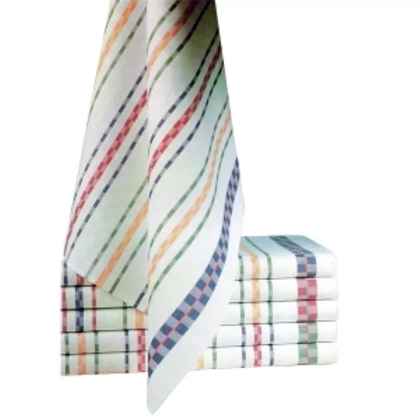 Keukenhanddoek Technicolor 65x65cm 100% katoen 96gr 6st