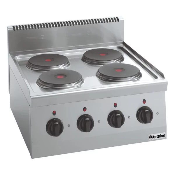 El. fornuis 600, B600, 4-pits, TA