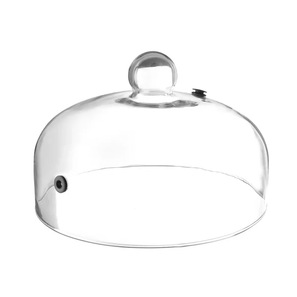 Glazen stolp met ventilatieopening