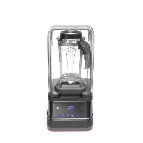 Bar Blender digitaal met geluiddempende kap en BPA-vrije kan