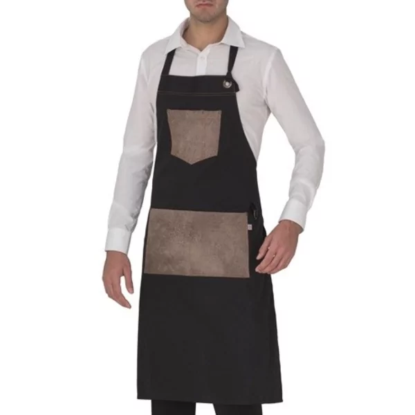 Manchester schort polyester zwart L100xB80cm