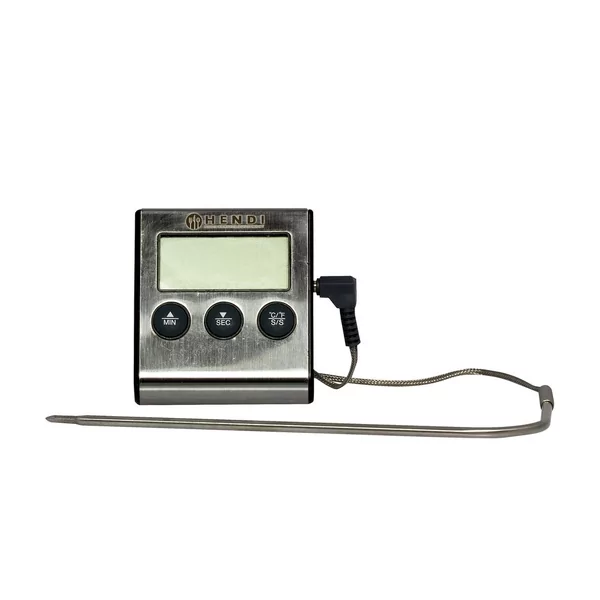 Braadthermometer met timer & sensor 50/250° 65x70x17mm