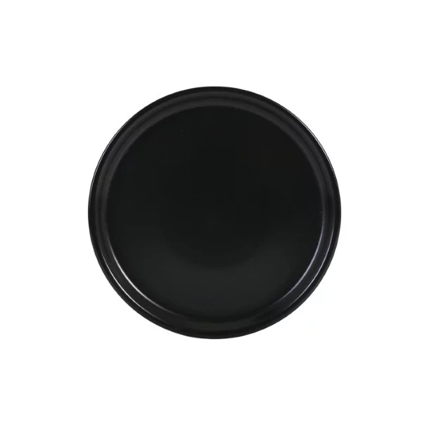 Asia Black plat bord mat zwart D325xH20mm