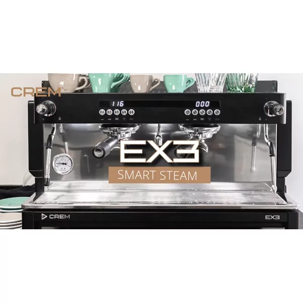 Crem EX3 TA 2 groep met barista verlichting + Smart steamer