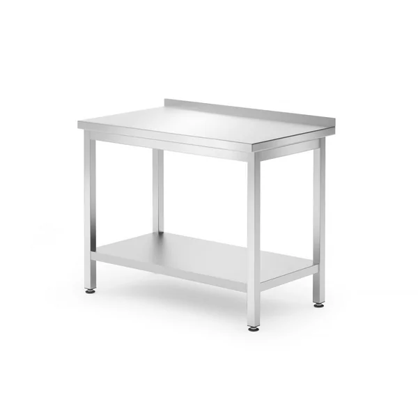 Muurwerktafel met schap Budget Line â?? geschroefd, diepte: 600 mm