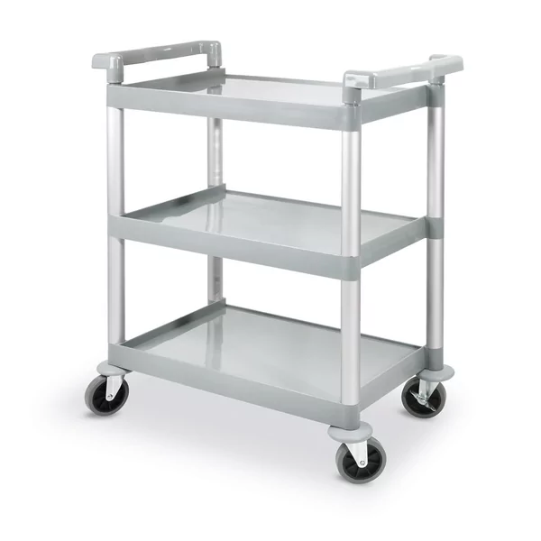 Serveerwagen polypropyleen - 3 planken, 80x42x(h)95cm